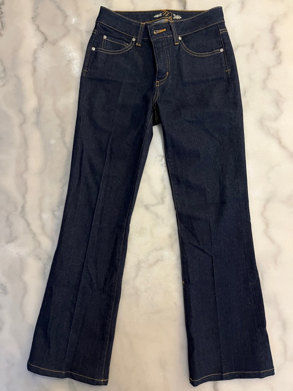 Miraclebody Women's Dark Blue Wide Leg Jeans